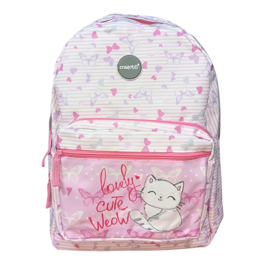 SAC A DOS 2 COMPARTIMENTS FILLE CR-3710 CRISTAL