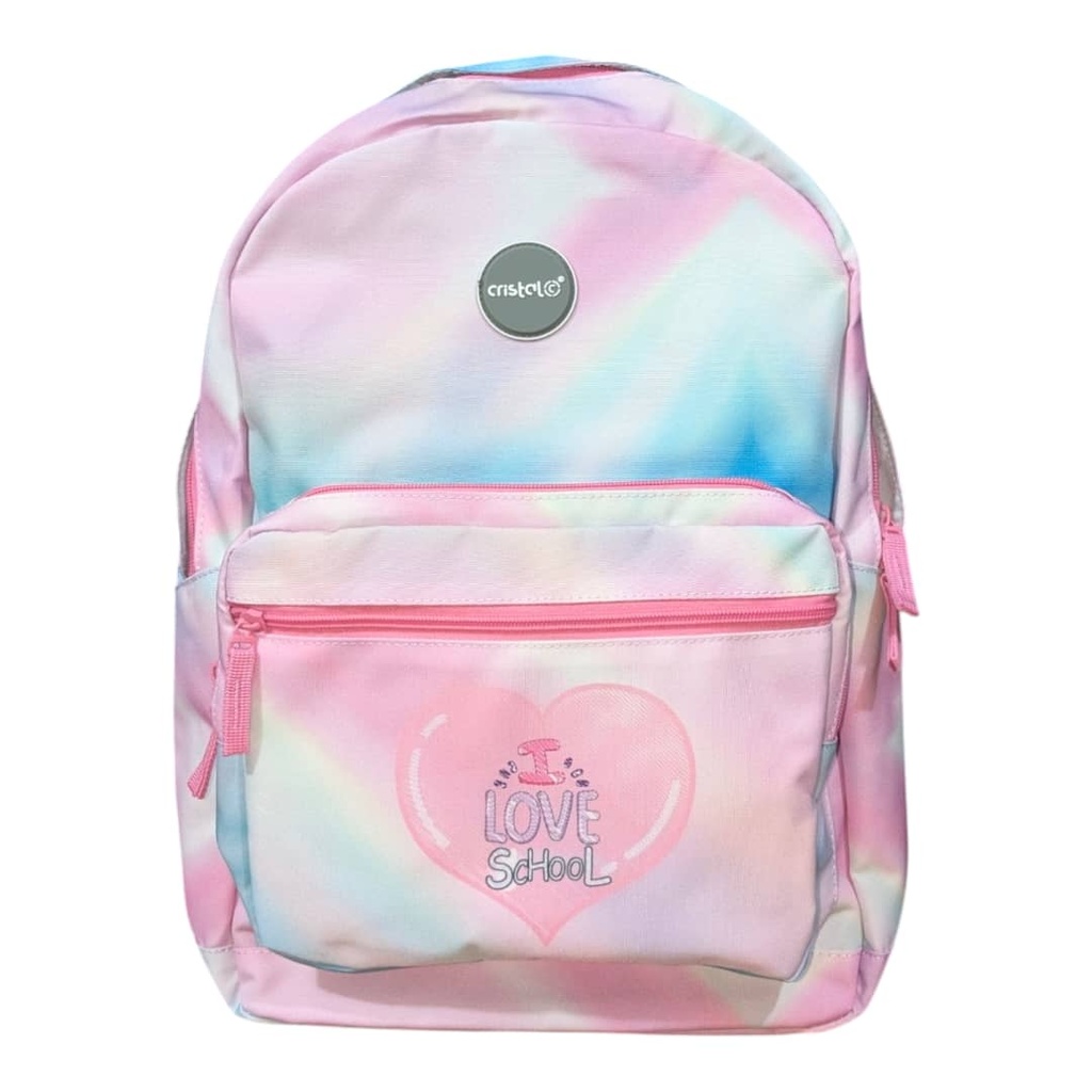 SAC A DOS 2 COMPARTIMENTS FILLE CR-3710 CRISTAL
