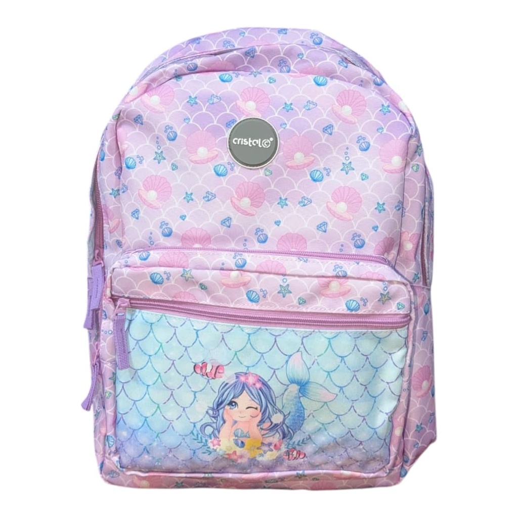 SAC A DOS 2 COMPARTIMENTS FILLE CR-3710 CRISTAL