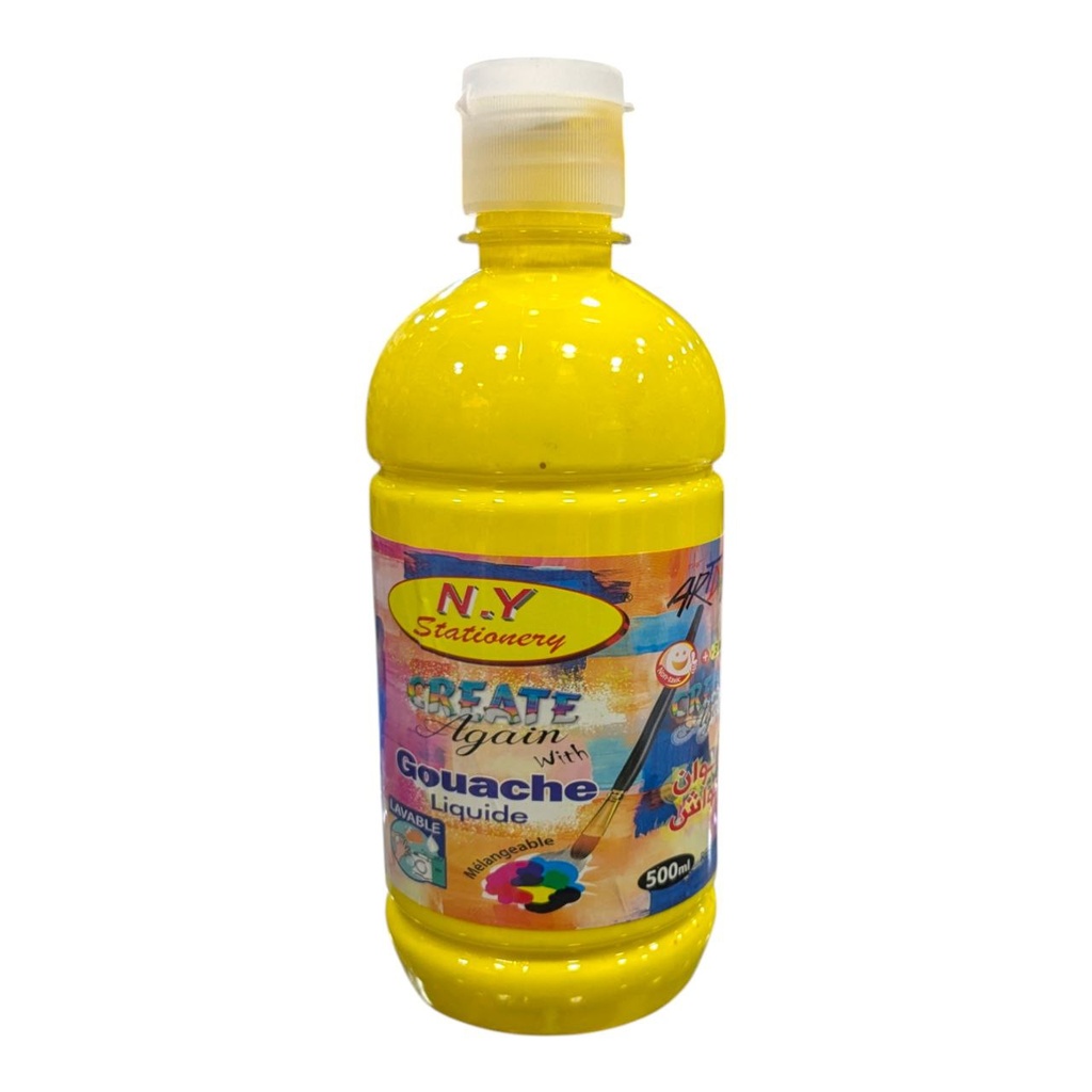 GOUACHE 500ML TT LES CLR NY