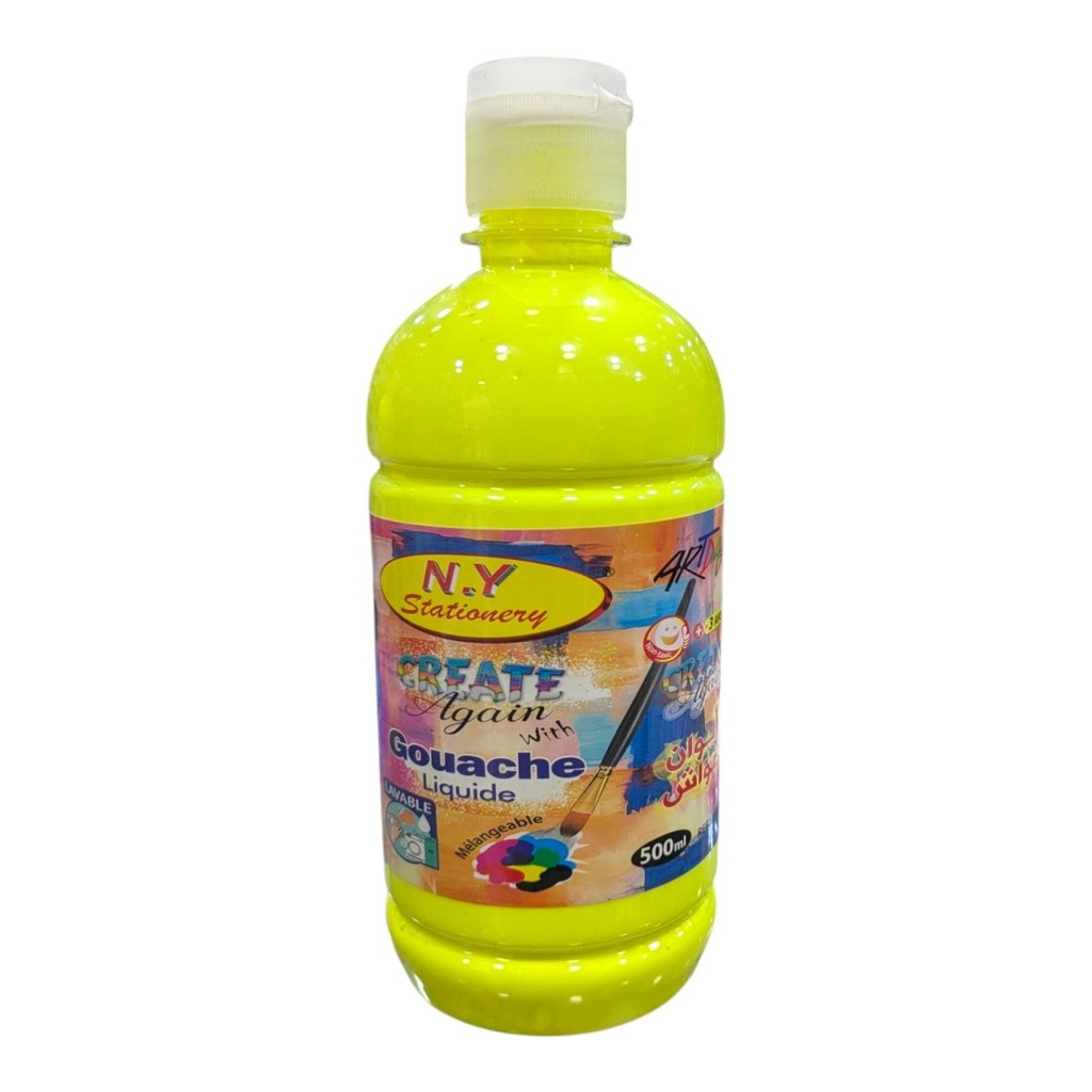 GOUACHE 500ML TT LES CLR NY