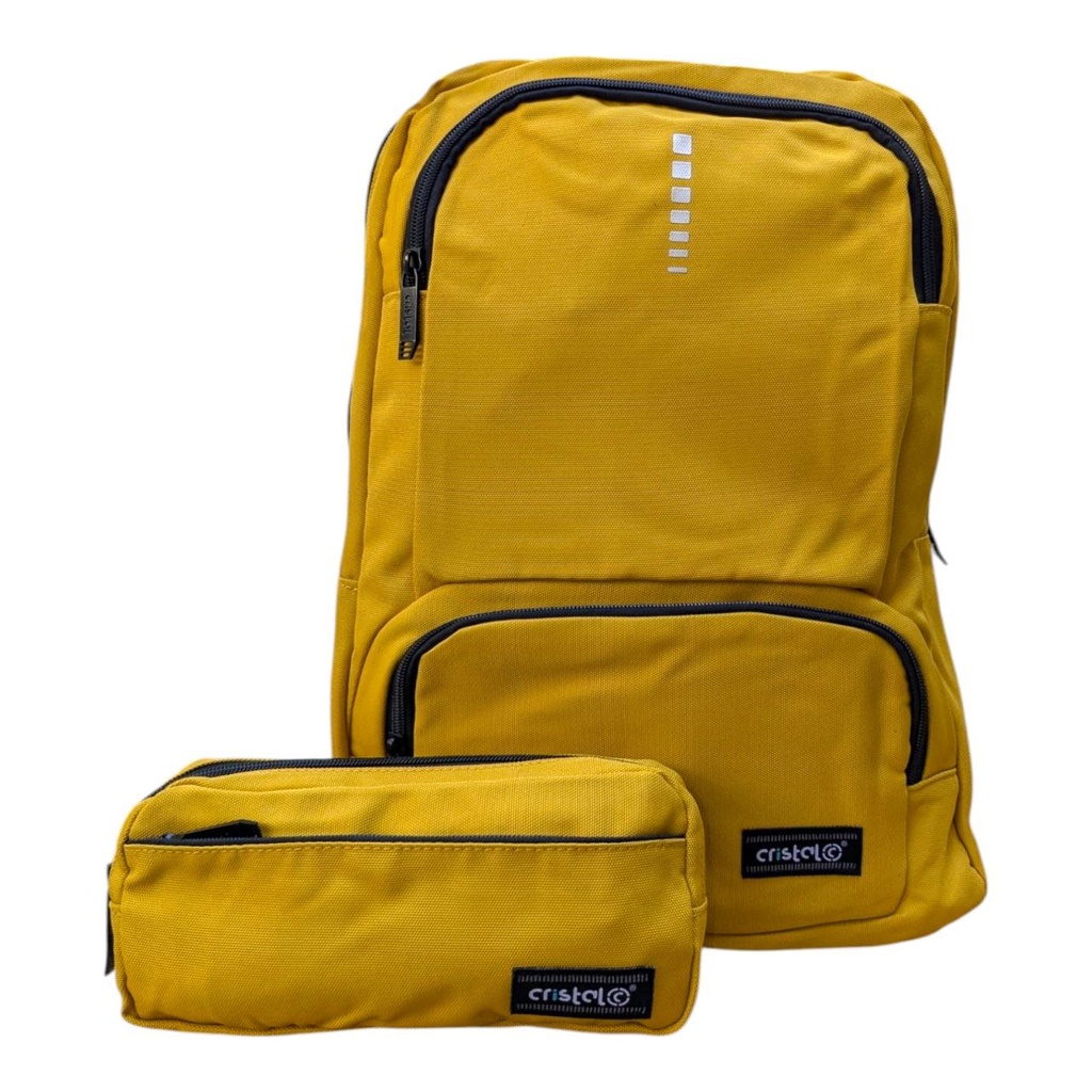 SAC A DOS 3 POCHES AVEC TROUSSE CR-4321 CRISTAL