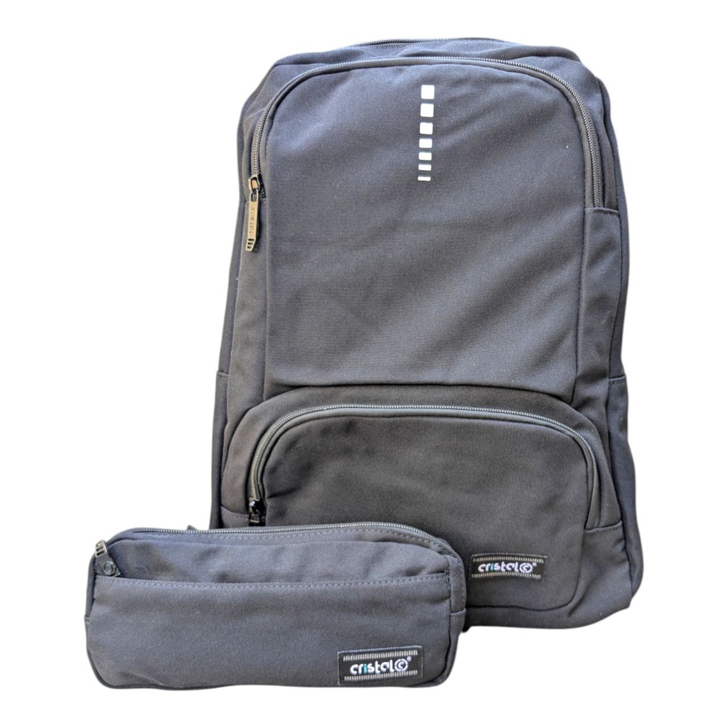 SAC A DOS 3 POCHES AVEC TROUSSE CR-4321 CRISTAL