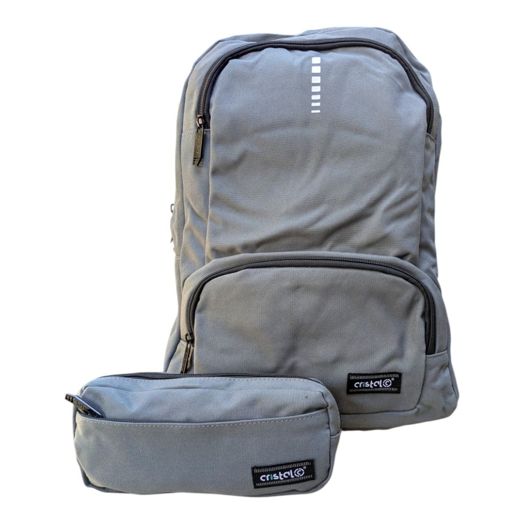 SAC A DOS 3 POCHES AVEC TROUSSE CR-4321 CRISTAL