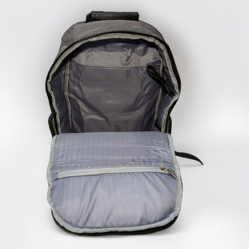 SAC A DOS  ANTIVOL PORTE PC GRIS REF BP-979 KROSER