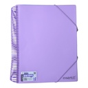 PORTE VUES SPIRAL PASTAL  80P 160V REF CR-608 CRISTAL 