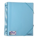 PORTE VUES SPIRAL PASTAL  120P 240V REF CR-0612 CRISTAL 