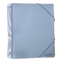 PORTE VUES SPIRAL PASTEL  20P 40V REF CR-0602  CRISTAL 