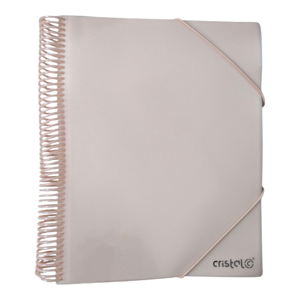 PORTE VUES SPIRAL PASTAL  60P 120V REF CR-0606  CRISTAL 