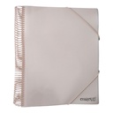 PORTE VUES SPIRAL PASTAL  60P 120V REF CR-0606  CRISTAL 