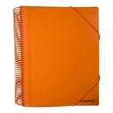 PORTE VUES SPIRAL NEON 60P 120 V REF CR-0406 CRISTAL 
