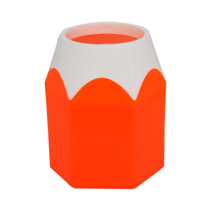 PORTE STYLO HEXAGO FLUO 04 COULEURS TECHNO REF 9930