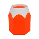 PORTE STYLO HEXAGO FLUO 04 COULEURS TECHNO REF 9930