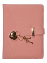 JOURNAL INTIME LUX  A5 AVEC CLE 