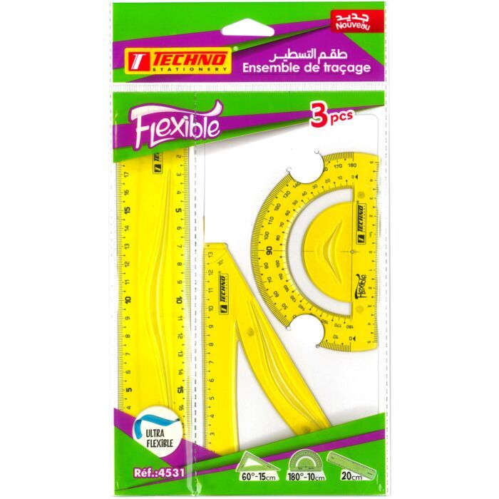 KIT DE TRACAGE 20 CM 03 PCS TECHNO