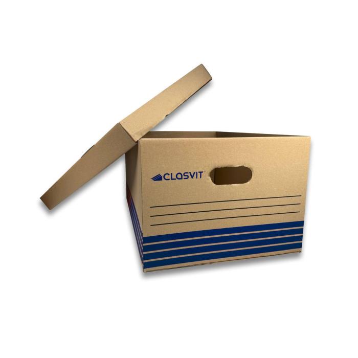 CAISSE CONTENEUR 36*5*55*26 CM KRAFT REF 01405