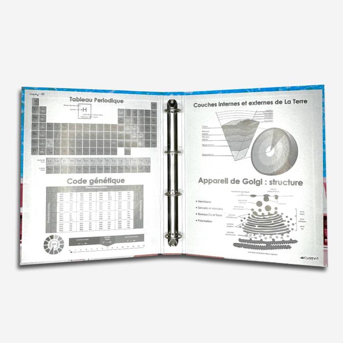 CLASSEUR 4 ANNAUX MOTIF ECOLIER REF 06400