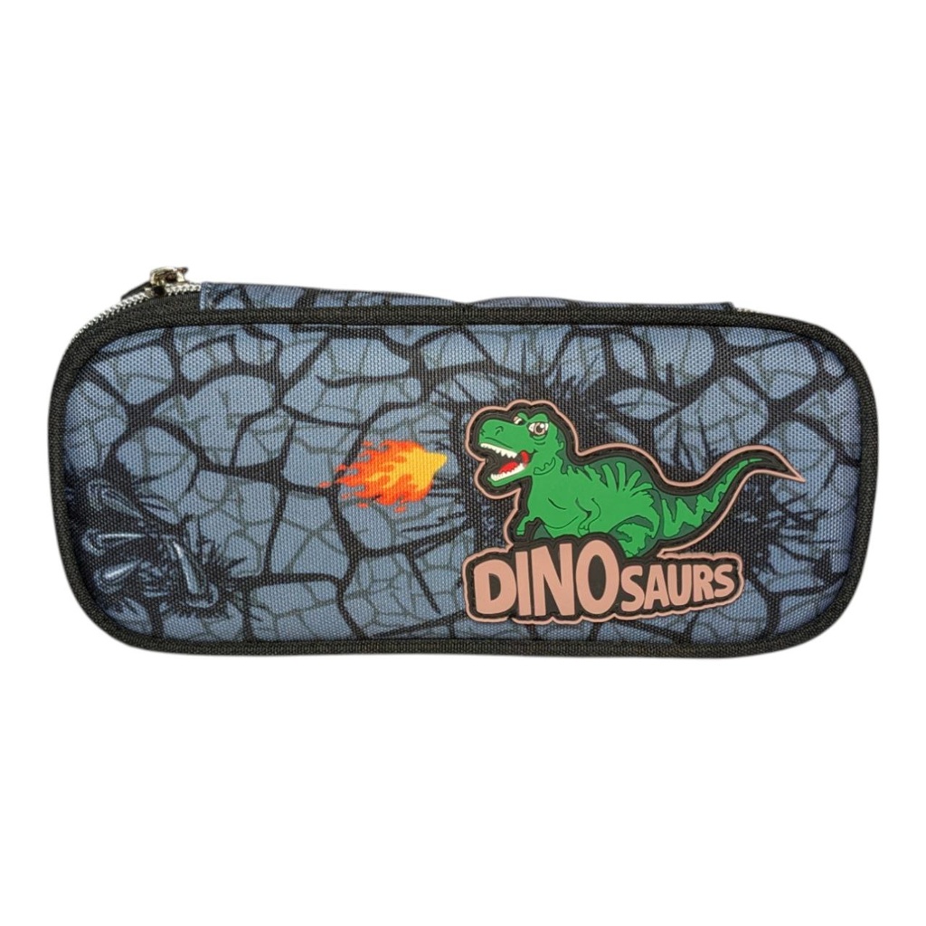 TROUSSE PENCIL CASE DINOSAURS  REF 8185 TECHNO 