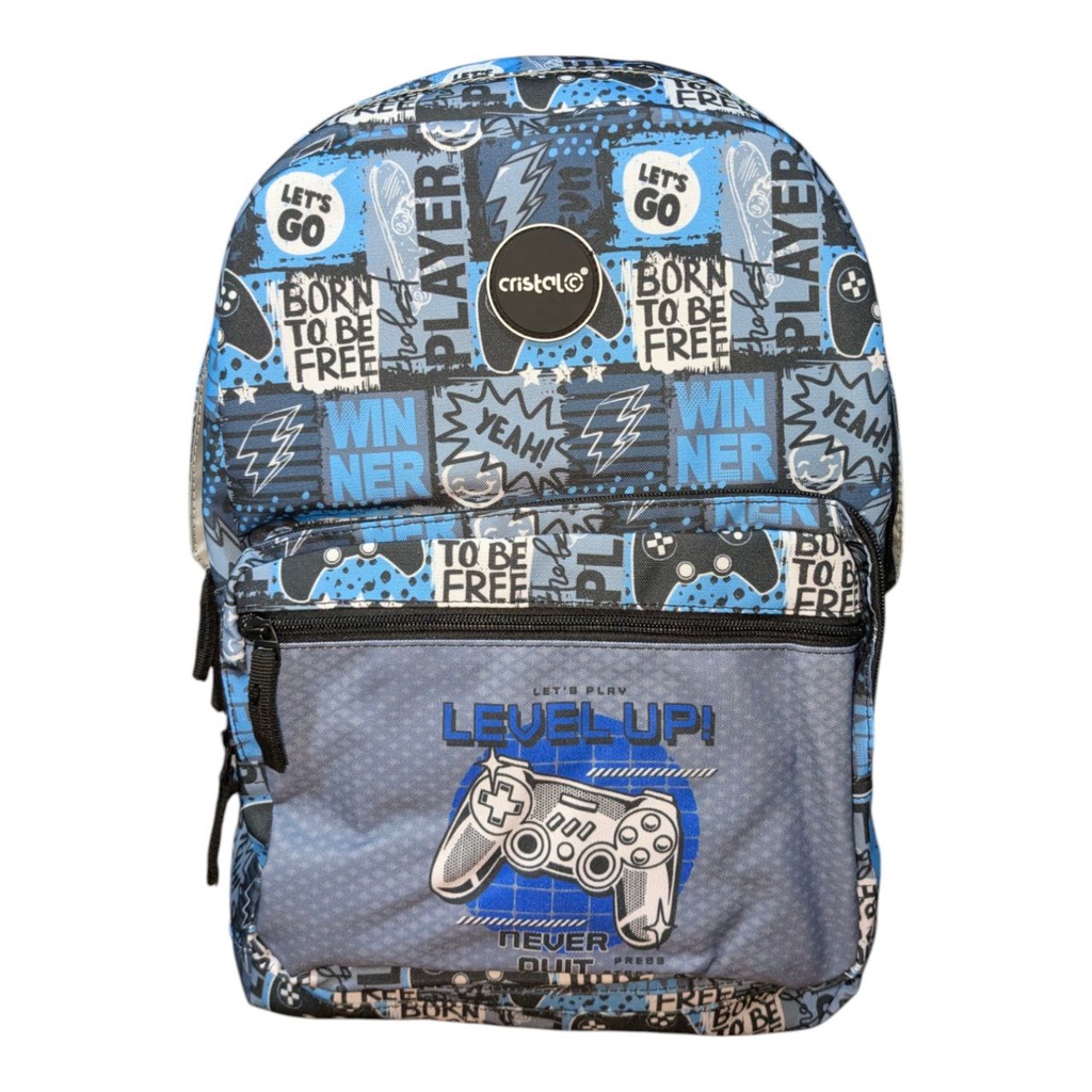 SAC A DOS 2 COMPARTIMENTS GARCON CR-3711 CRISTAL 