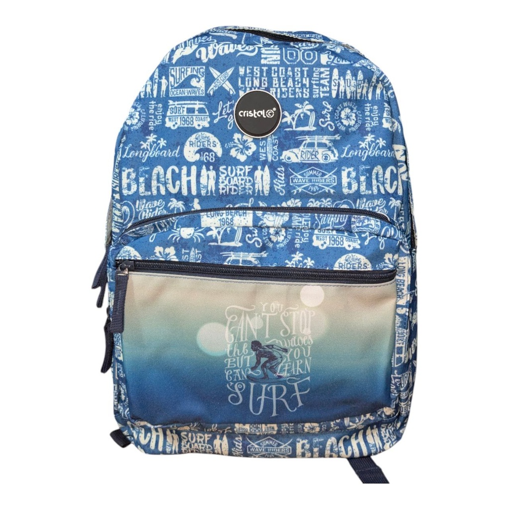 SAC A DOS 2 COMPARTIMENTS GARCON CR-3711 CRISTAL 