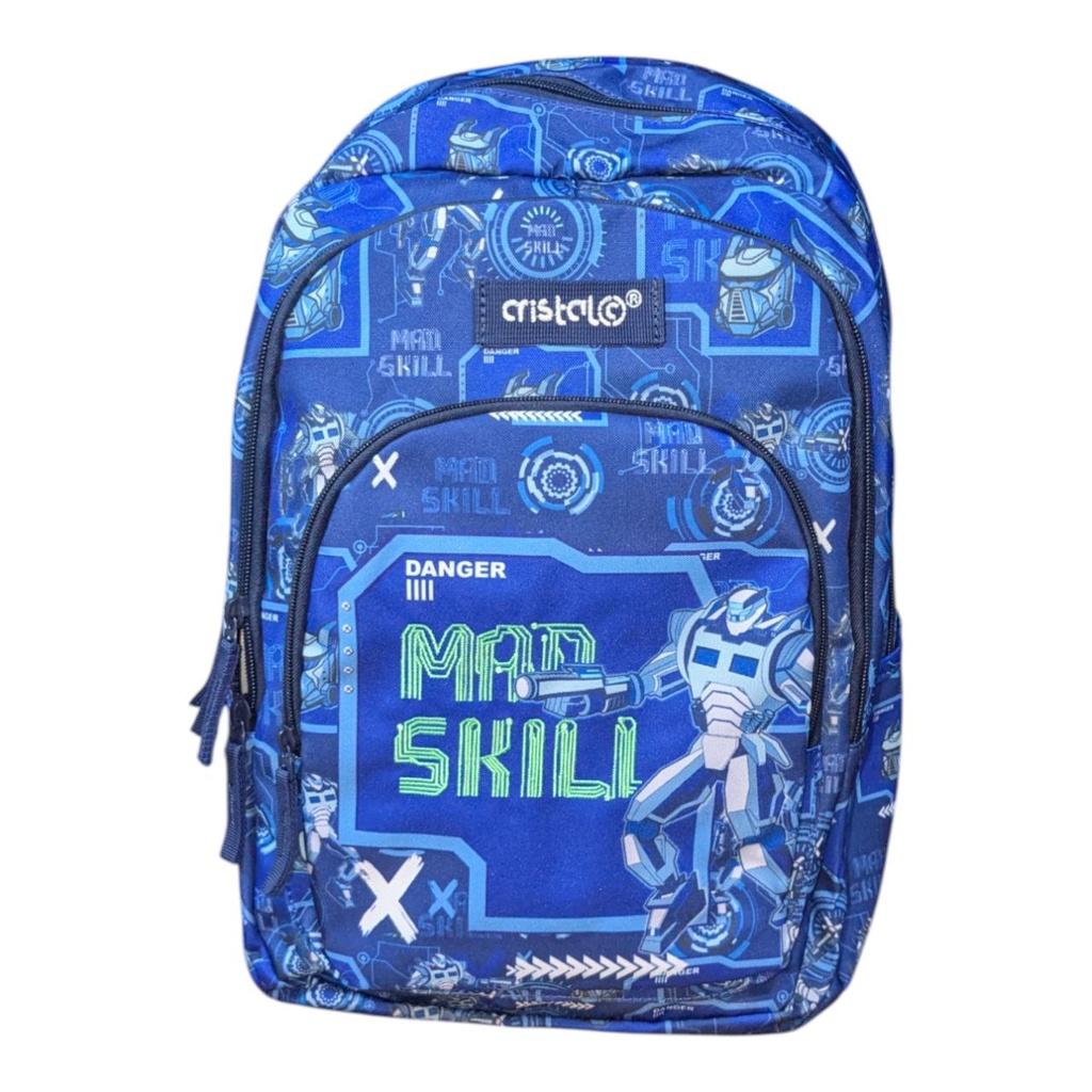 SAC A DOS 3 COMPARTIMENTS 17" CR-3020 CRISTAL