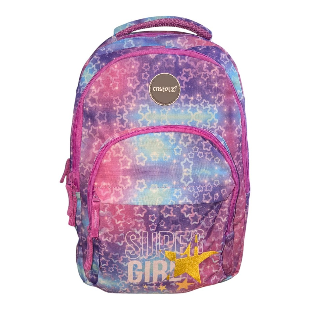 SAC A DOS 3 COMPARTIMENTS FILLE CR-3610 CRISTAL