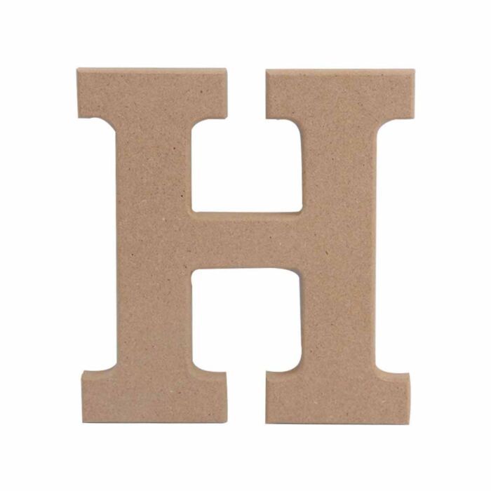 LETTRE EN BOIS H
