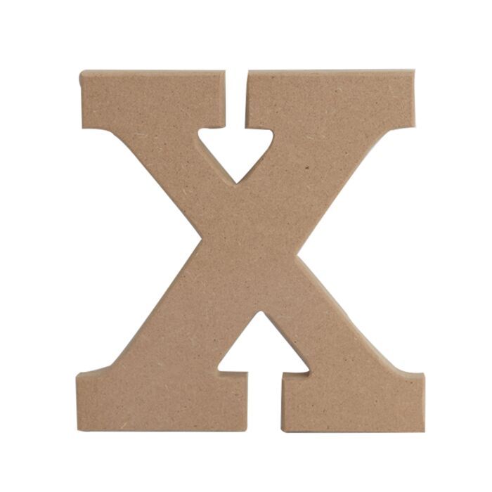 LETTRE EN BOIS X
