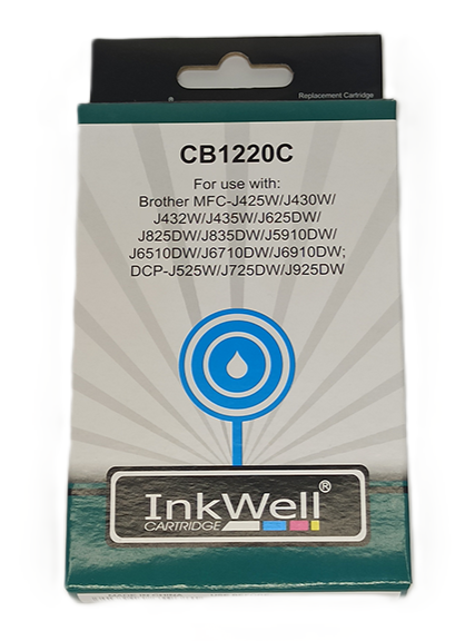 CARTOUCHE BROTHER CB1220C BLEU INKWELL