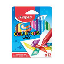 CRAYONS CIRE COLOR PEPS WAX 12 PCS REF 861011
