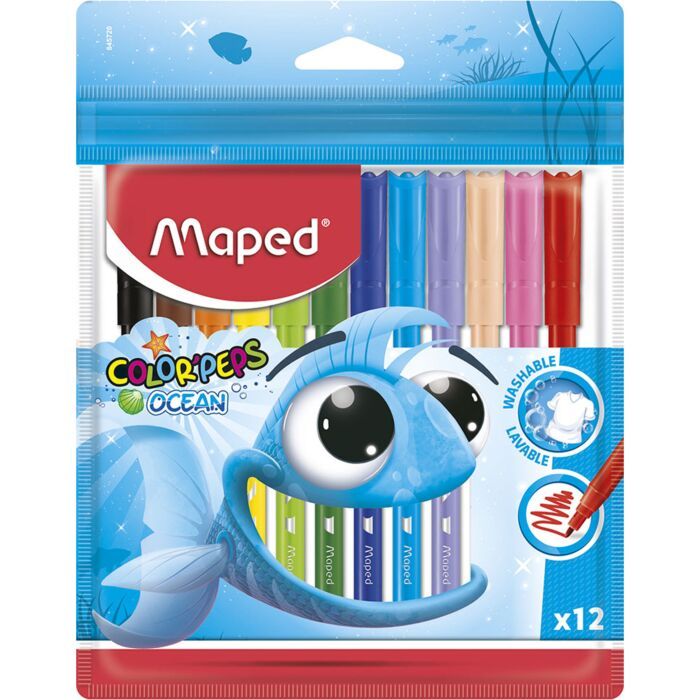 FEUTRES DE COLORIAGE 12 CLR 845720 MAPED