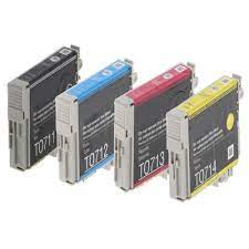 PACK DES CARTOUCHES EPSON INKWELL 0711/0712/0713/0714
