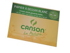 PAPIER DE DESSIN BLANC CANSON 12F 120G