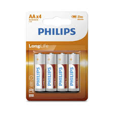 PILE R6 LONGELIFE PHILIPS AA*4 EXTRA