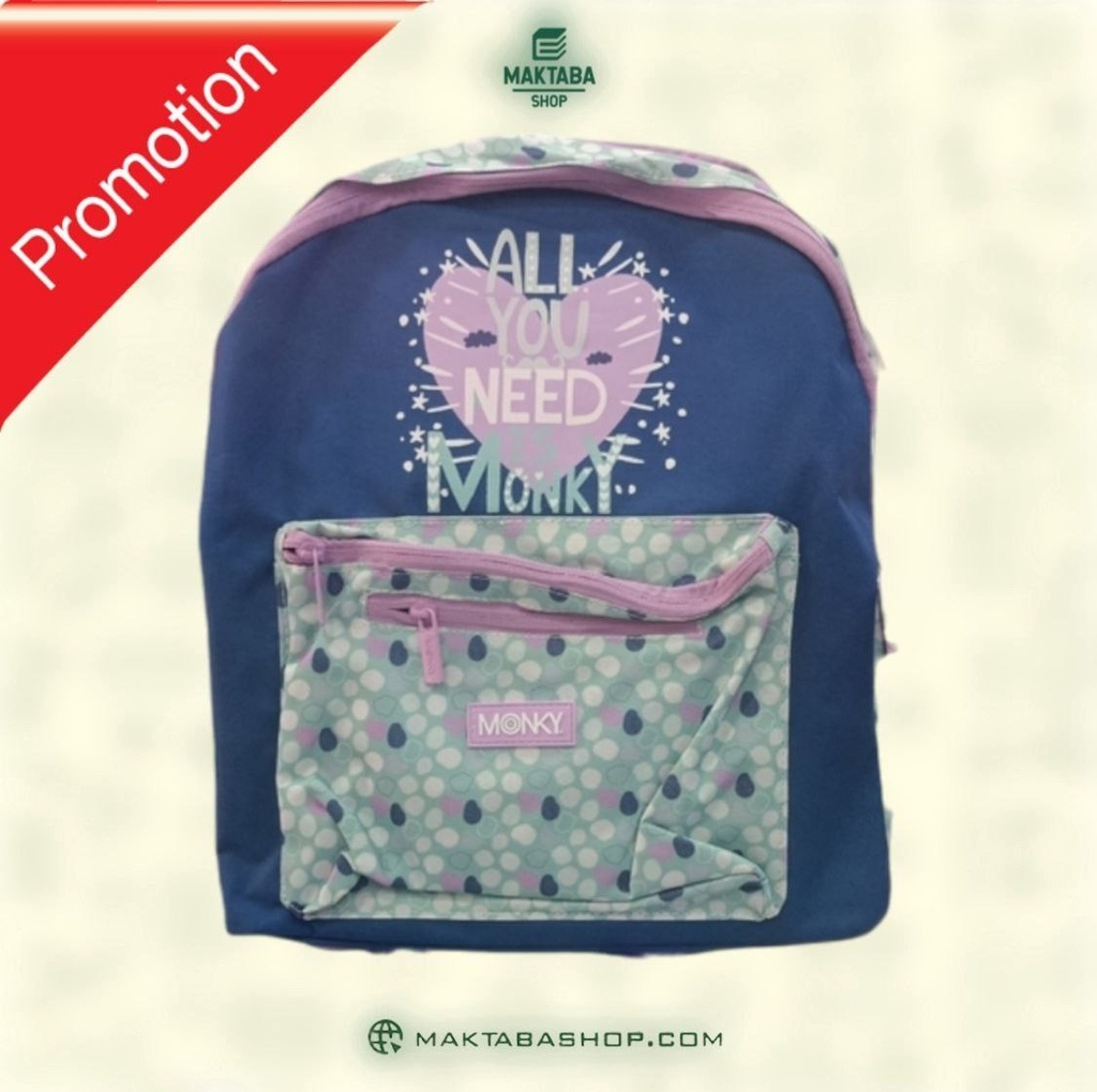 SAC A DOS MM 2 COMP MONKY