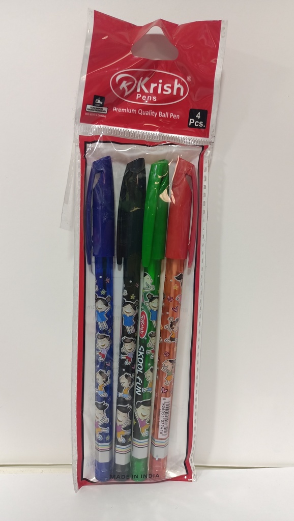 STYLO KRISH POCHETTE DE 4