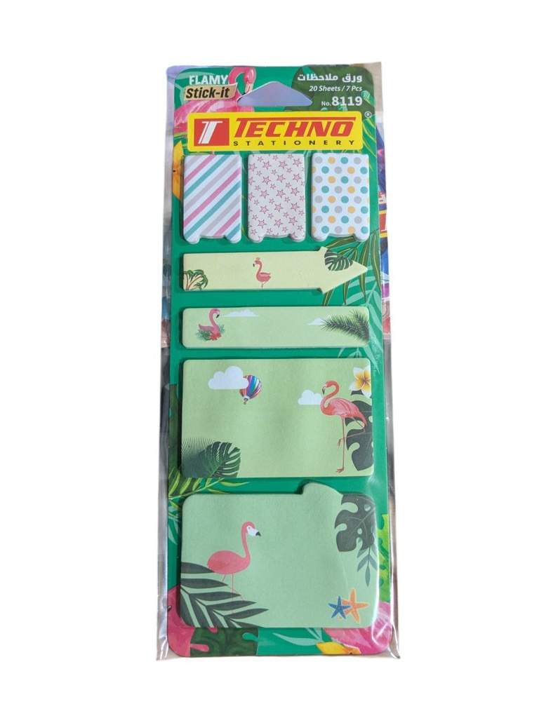 POST IT FLAMY TECHNO REF 8119