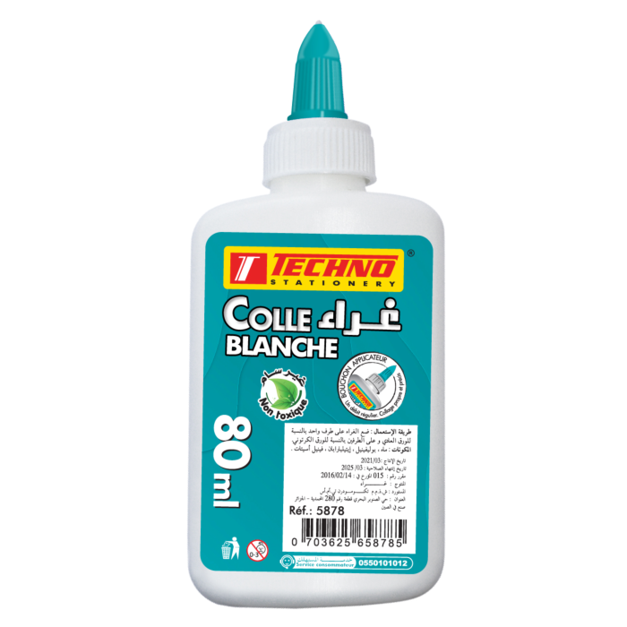 COLLE BLANCHE A BOUCHON 80ML REF 5878 TECHNO