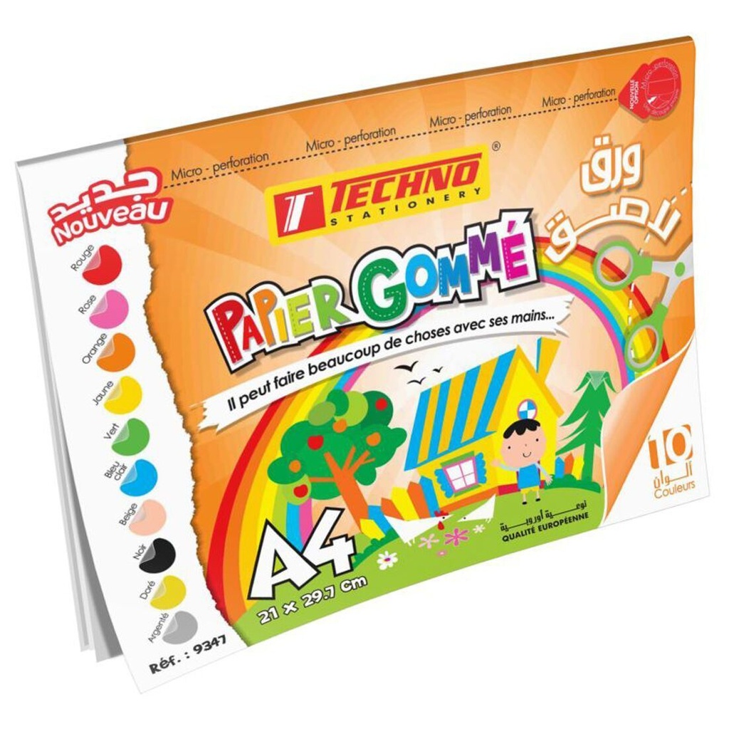 PAPIER GOMME A4 IKRA TECHNO