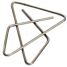 TROMBONE CROISE 30MM PAQ DE 50 REF 1302 PLUMA