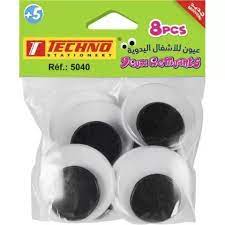 YEUX REMUANTS JEUX DE 8 PCS