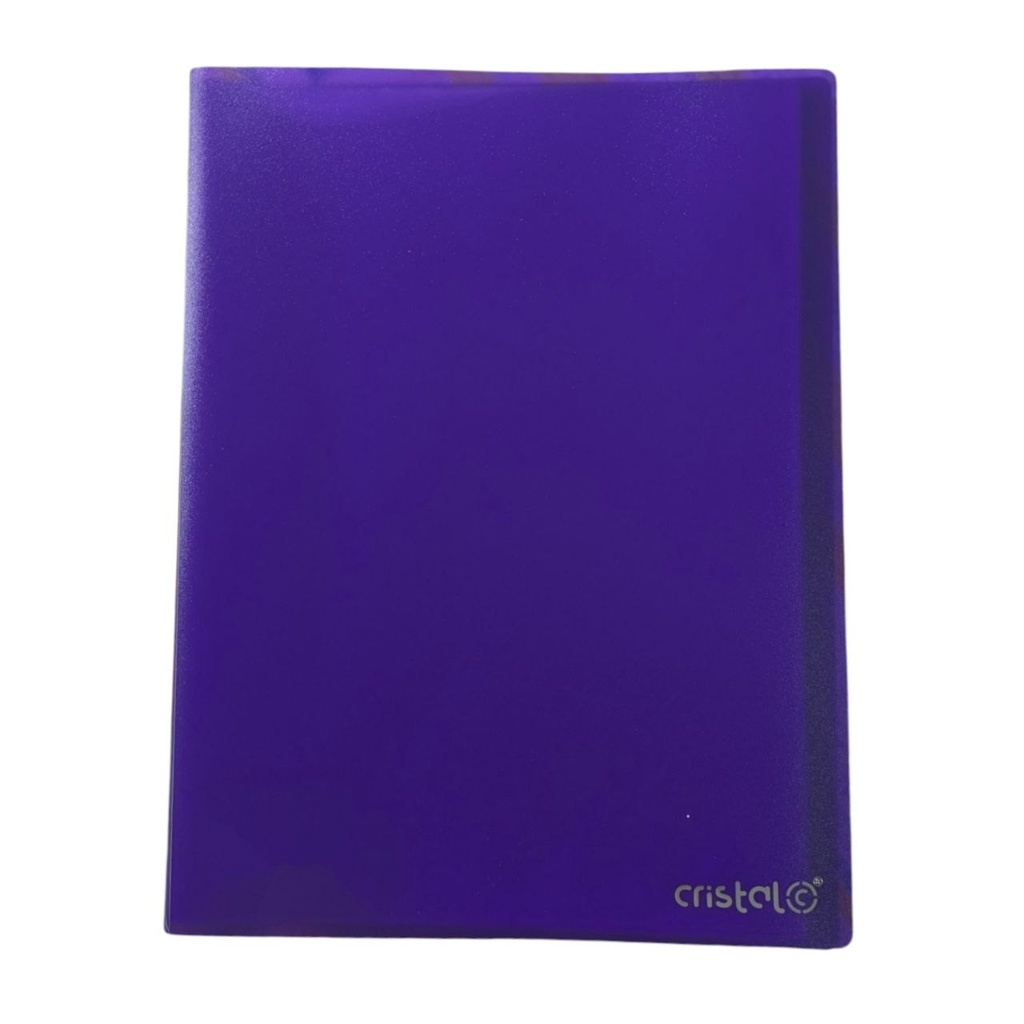 PORTE VUES SOUPLE  20P 40V REF CR-0302 CRISTAL 